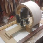 routing the inside of a snare drum