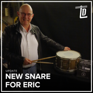 Eric bought a snare drum
